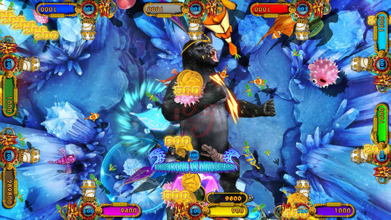 King Kong VS Dinosaurs 30% Hold Fish Table Software Gambling Game Machine
